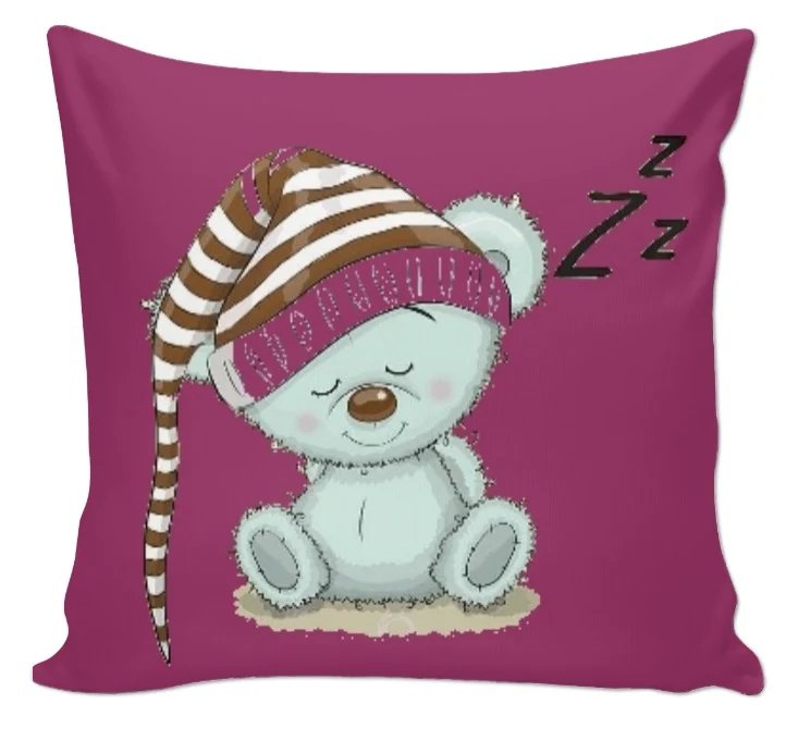 Décoratrice ambiance chambre tissu enfant bébé motif ourson mètre rideau couette