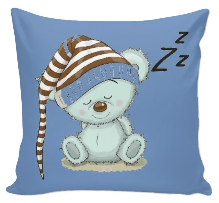 Tissu décoration pour chambre enfant bébé motif ours ourson mètre rideau couette