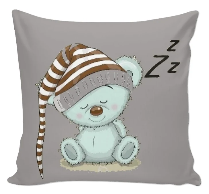 Rideauvoile Tissu ameublement enfant bébé motif ours ourson mètre rideau couette