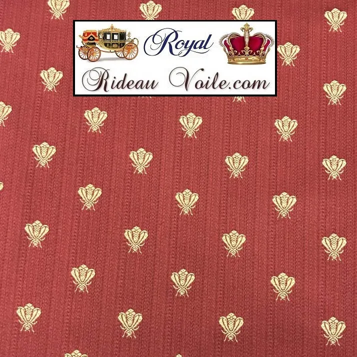 Tissu Empire Directoire Jacquard ameublement au mètre motif abeilles rideau tapisserie