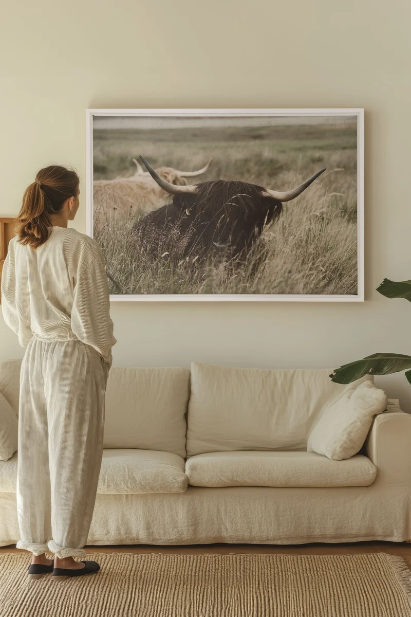 HIGHLAND SPIRIT, Oeuvre sur toile étirée