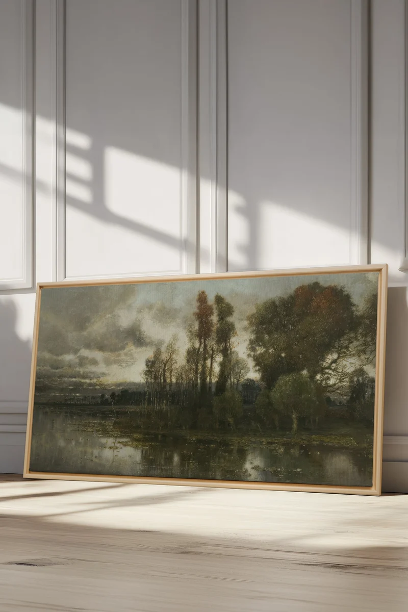 DARK SERENITY, Œuvre sur toile étirée