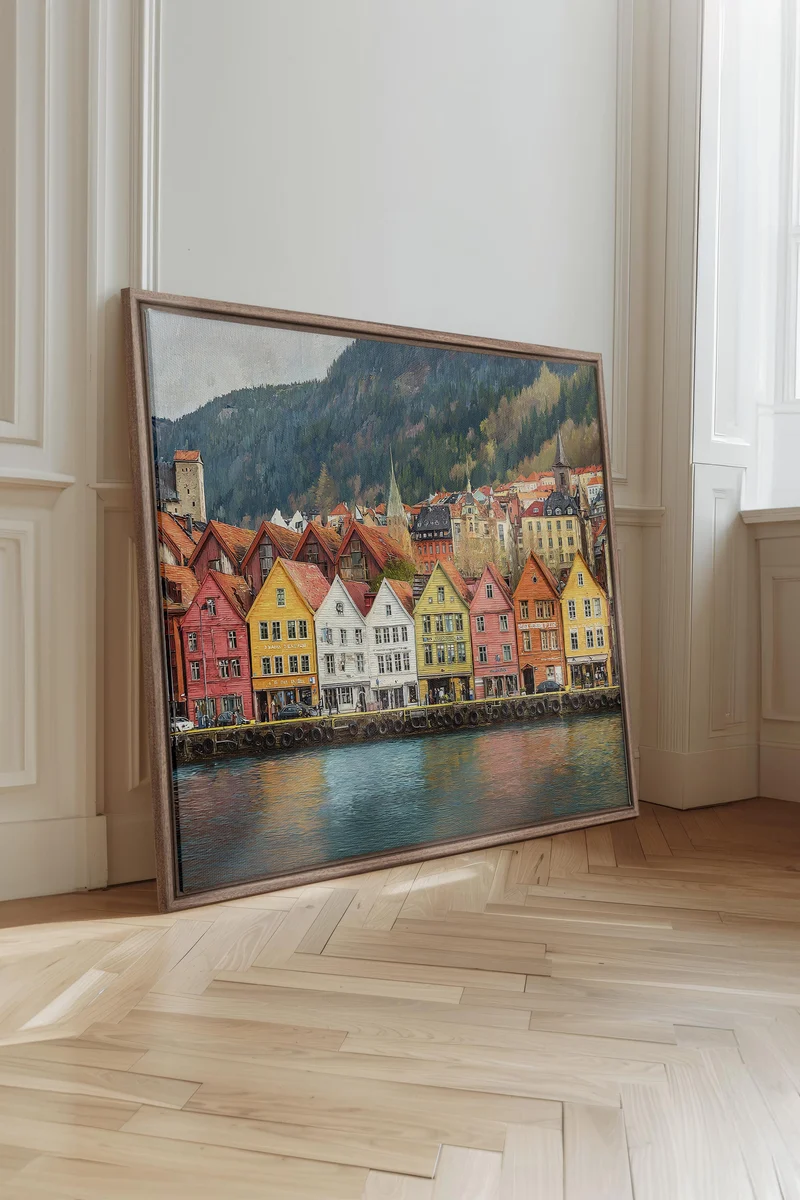 HARBOR COLORS, Œuvre sur toile étirée