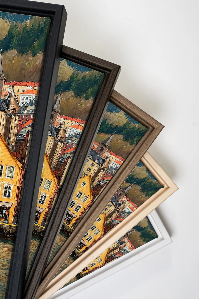 HARBOR COLORS, Œuvre sur toile étirée