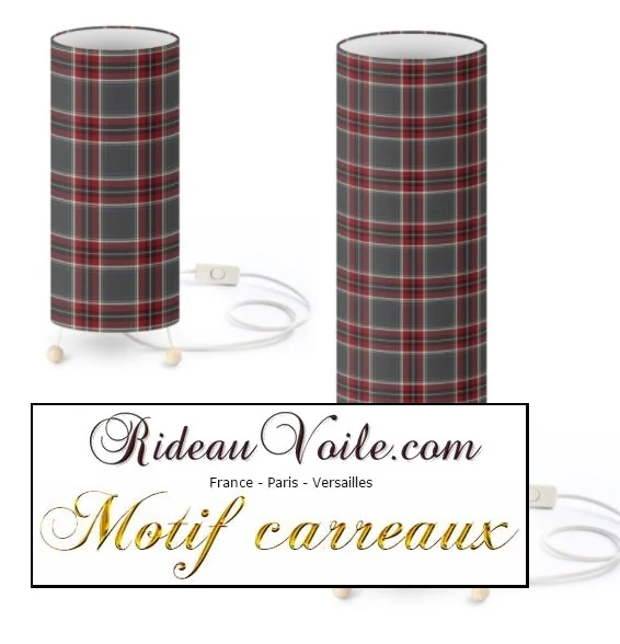 Tissu ameublement tapisserie motif carreaux Tartan au mètre rideau voilage plaid