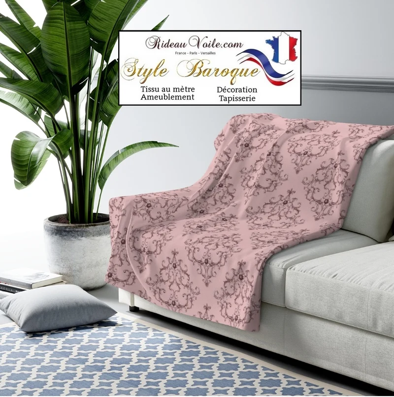 Rideauvoile ornement Baroque décoration Rideau tissu ameublement mètre voilage
