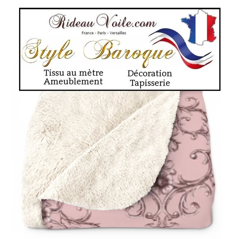 Rideauvoile ornement Baroque décoration Rideau tissu ameublement mètre voilage