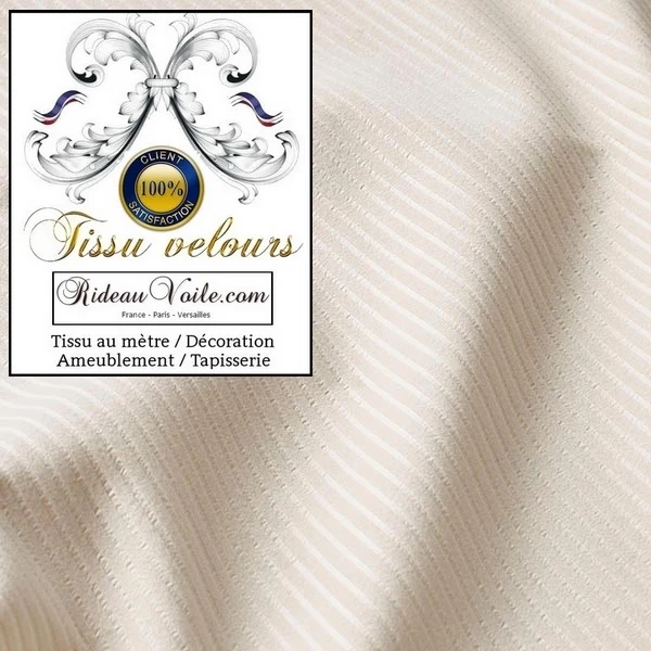 Rideauvoile boutique Tissu velours côtelé mètre ameublement rideau store coussin
