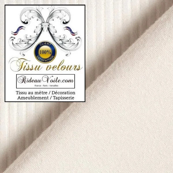 Rideauvoile boutique Tissu velours côtelé mètre ameublement rideau store coussin