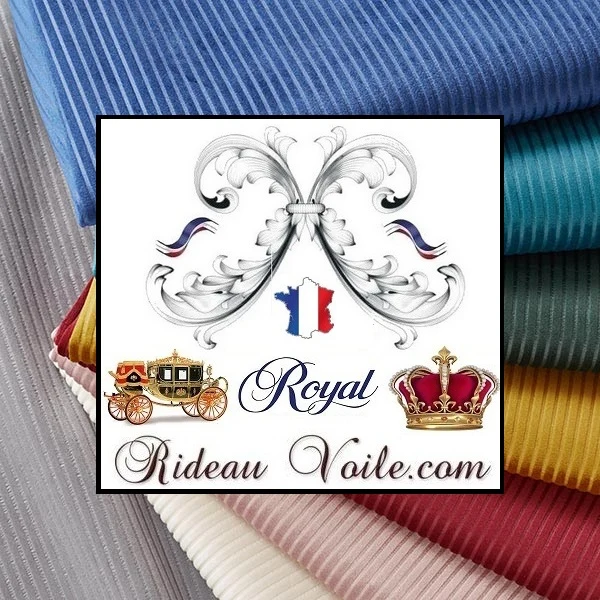 Rideauvoile boutique Tissu velours côtelé mètre ameublement rideau store coussin