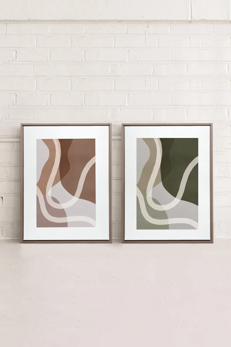 COMBINAISON AUTUMN WHIRL (2 toiles imprimées)