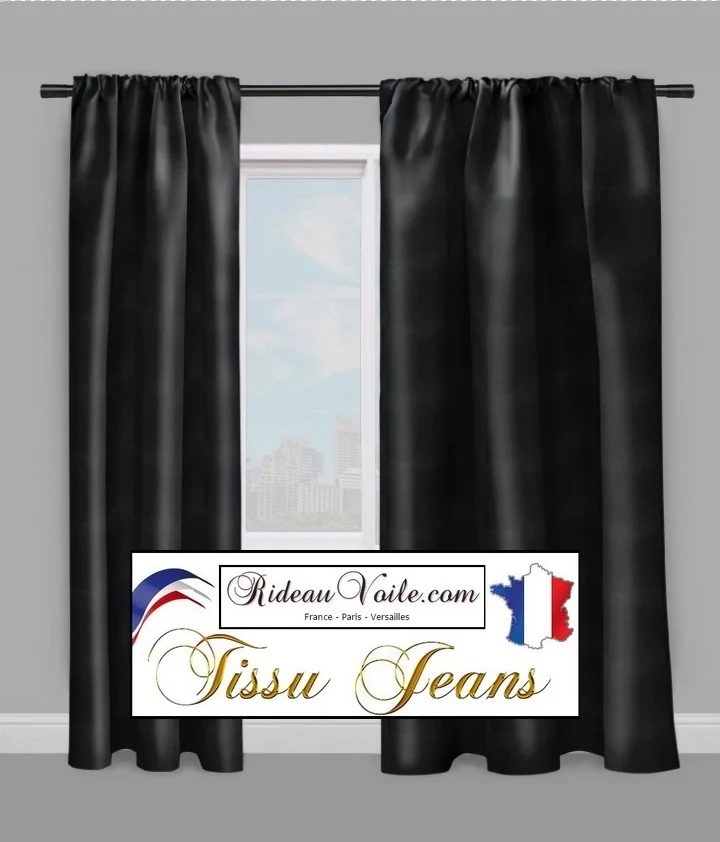 Boutique Tissu jean au mètre Tissu d'habillement d'ameublement rideau tenture