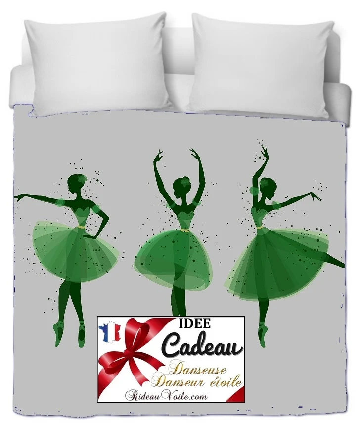 Tissu au mètre rideau voilage Motif danseuse étoile ballerine French fabrics child room