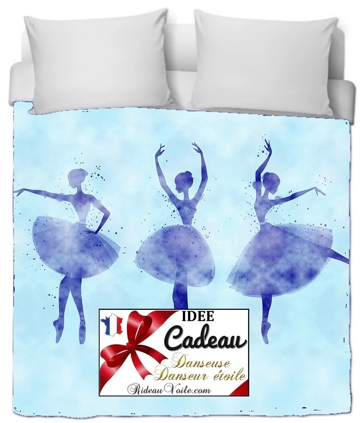 Tissu au mètre rideau voilage Motif danseuse étoile ballerine French fabrics child room