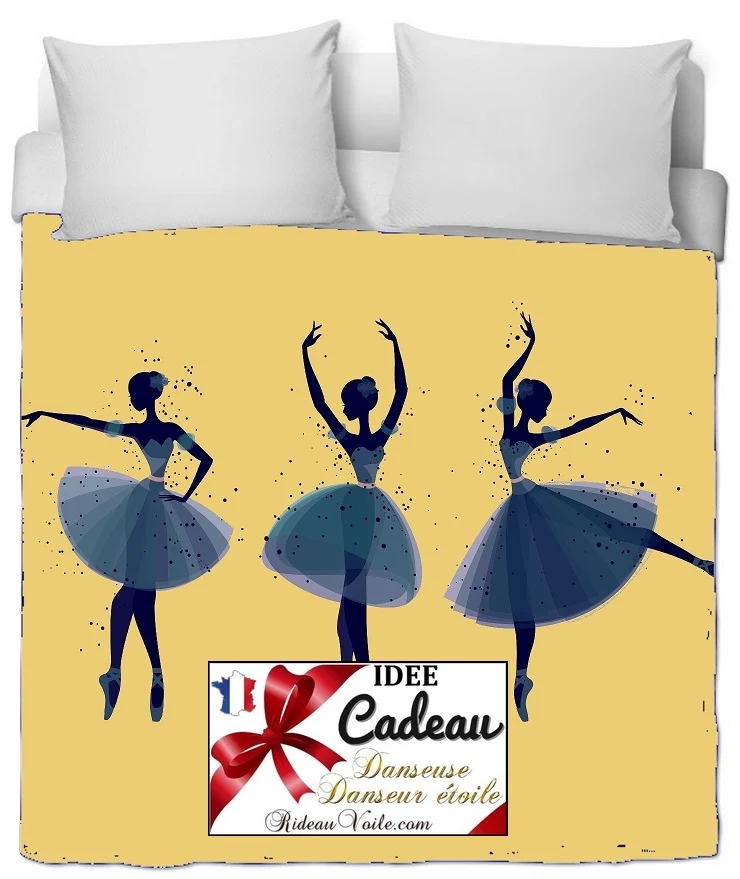 Tissu ameublement mètre Motif danseuse étoile ballerine French fabrics child room