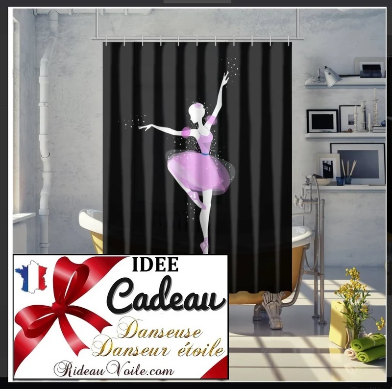 Tissu ameublement mètre Motif danseuse étoile ballerine chambre de luxe enfant