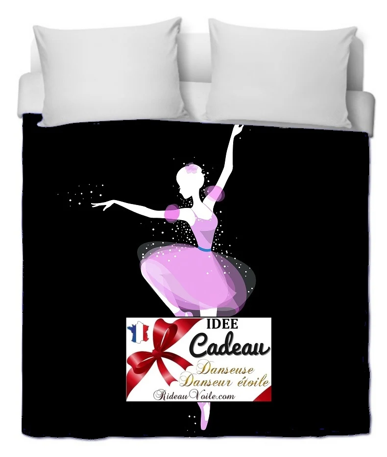 Tissu ameublement mètre Motif danseuse étoile ballerine chambre de luxe enfant