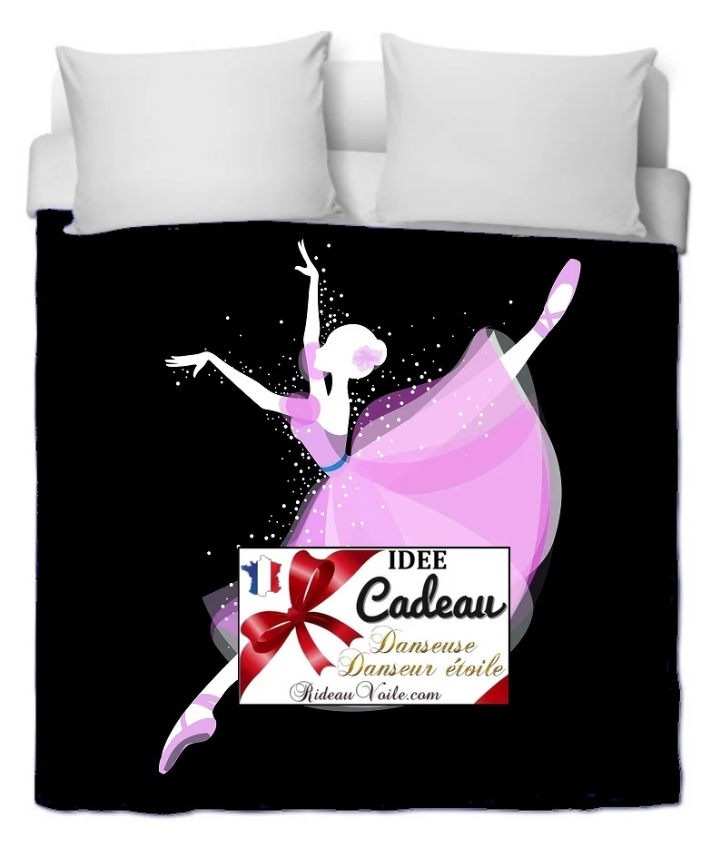 Tissu mètre Motif imprimé danseuse étoile ballerine Déco chambre de luxe enfant