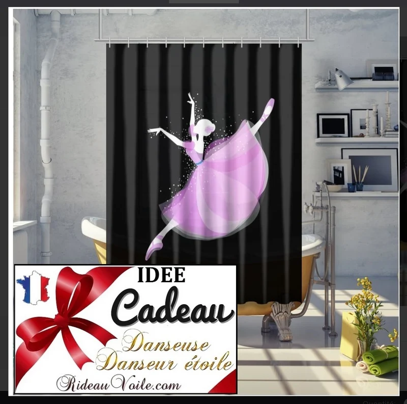 Tissu mètre Motif imprimé danseuse étoile ballerine Déco chambre de luxe enfant