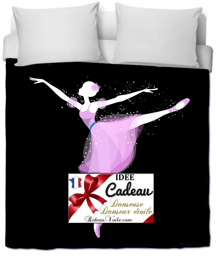 Tissu mètre déco motif imprimé Danseuse ballerine Tende balletto ballerino tessuti