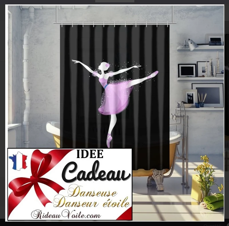 Tissu mètre déco motif imprimé Danseuse ballerine Tende balletto ballerino tessuti