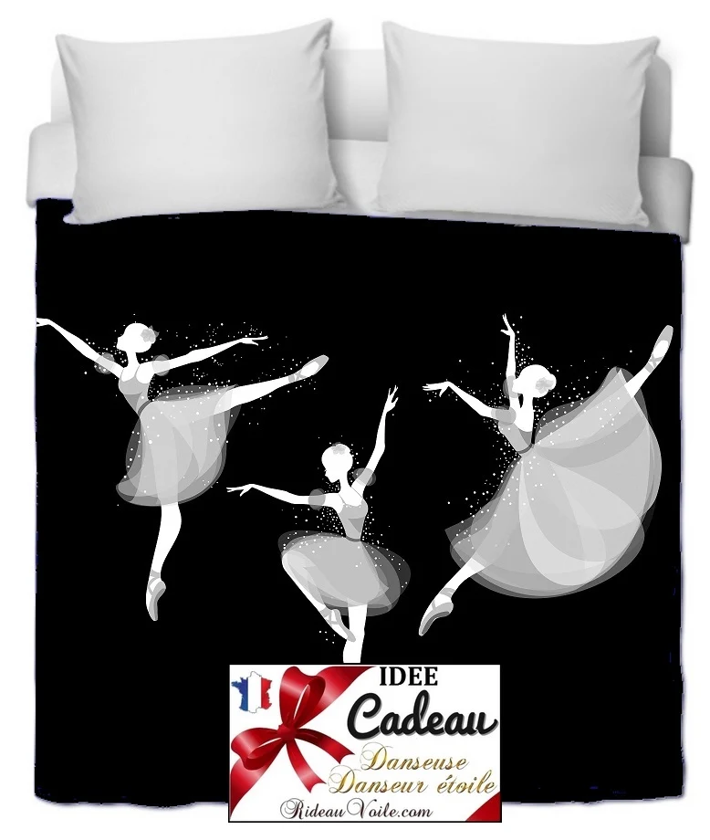 Tissu ameublement mètre Motif imprimé danseuse étoile ballerine Décoration luxe fille