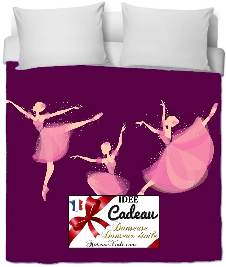 Tissu mètre Motif imprimé danseuse étoile ballerine Décoration chambre luxe enfant