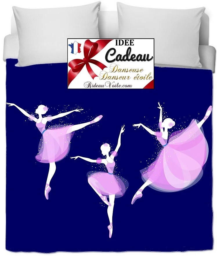 Chambre d'enfant tissu mètre Motif design danseuse étoile ballerine Décoration de luxe