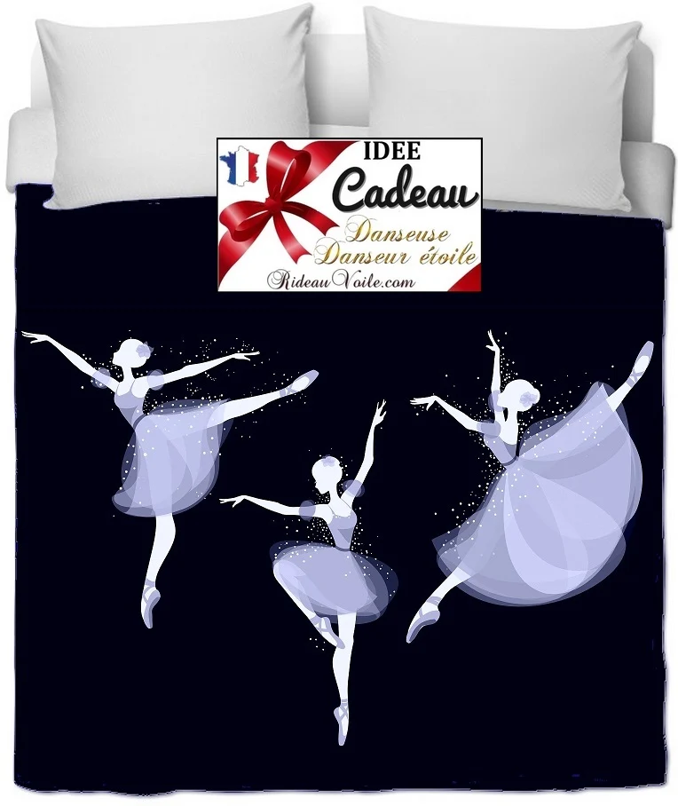 Tissu mètre déco enfant motif imprimé Danseuse ballerine Tende ballerino tessuti