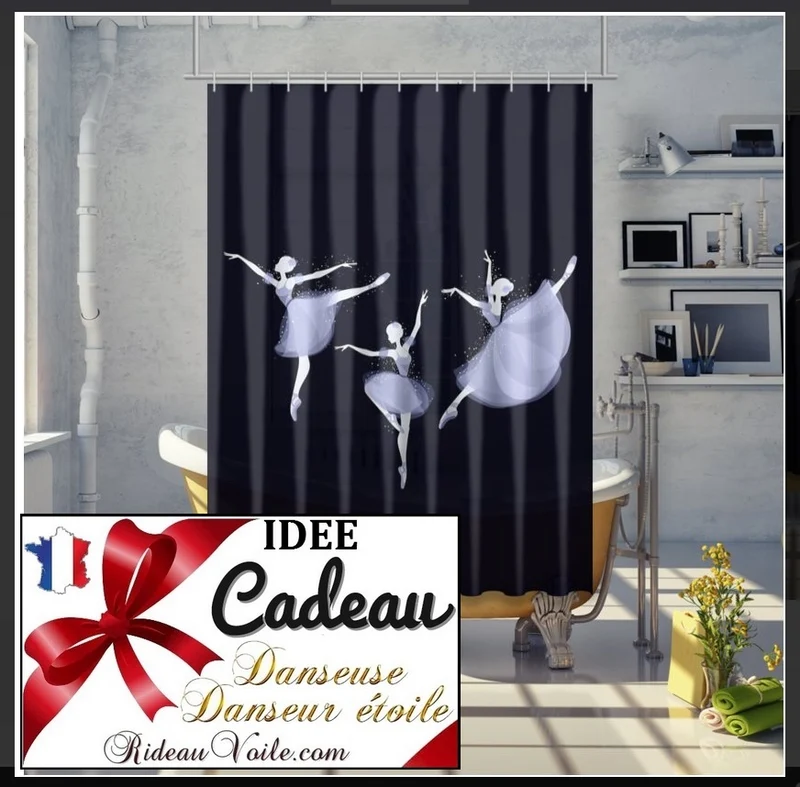Tissu mètre déco enfant motif imprimé Danseuse ballerine Tende ballerino tessuti