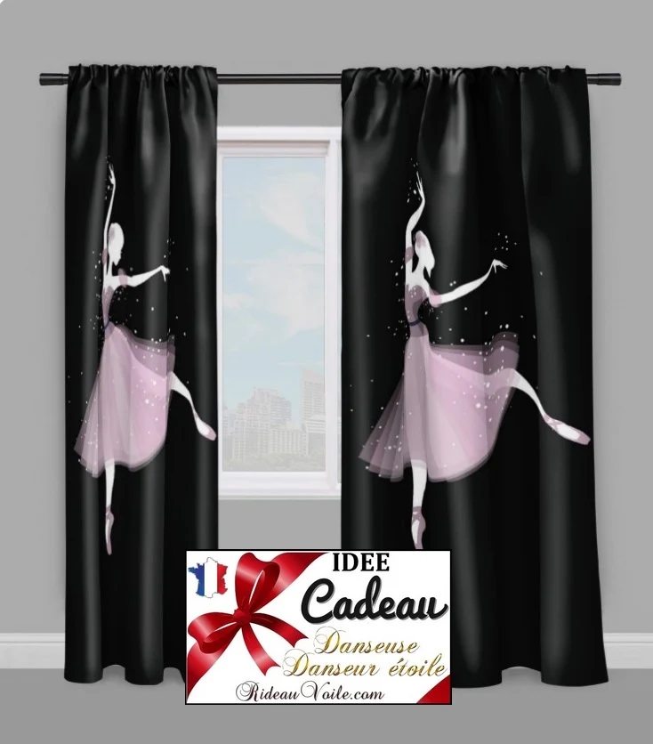 Tissu mètre décoration motif imprimé Danseuse ballerine Tende balletto ballerino tessuti