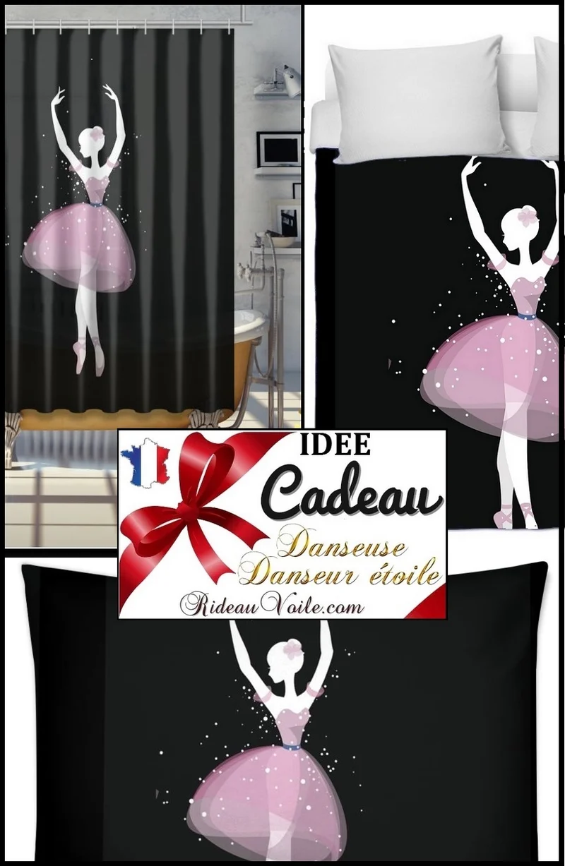 Tissu mètre rideau motif imprimé Danseuse ballerine Tende balletto ballerino tessuti