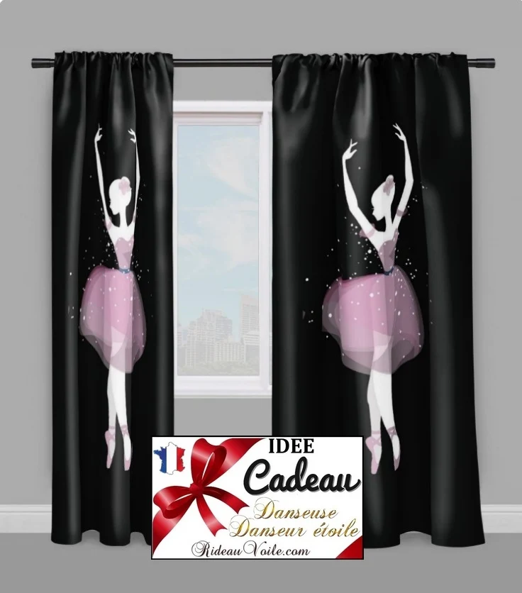 Tissu mètre rideau motif imprimé Danseuse ballerine Tende balletto ballerino tessuti