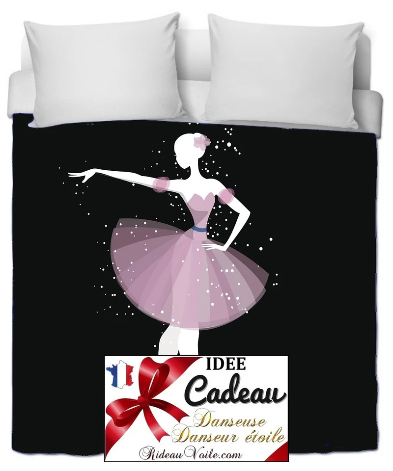 Tissu mètre rideau motif Danseuse ballerine étoile Dancing silhouette classic Fabric
