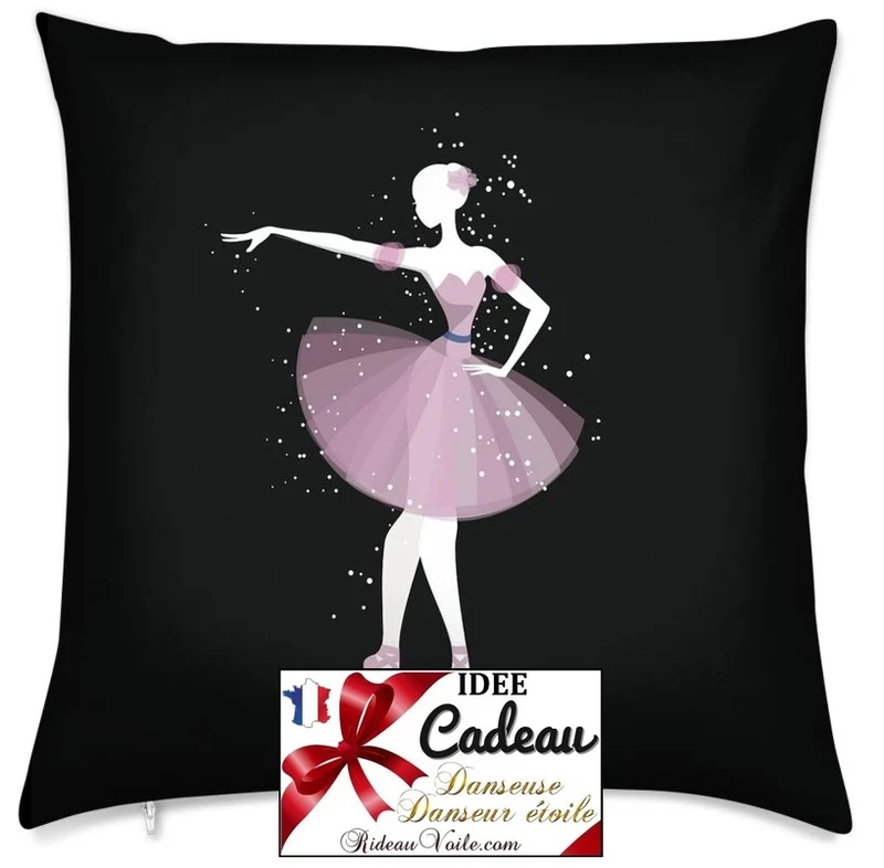 Tissu mètre rideau motif Danseuse ballerine étoile Dancing silhouette classic Fabric