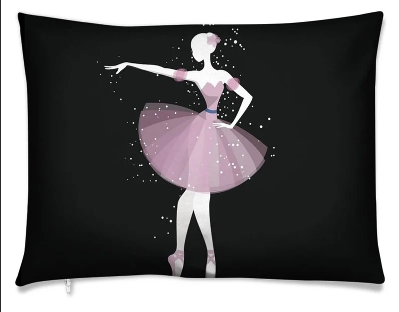 Tissu mètre rideau motif Danseuse ballerine étoile Dancing silhouette classic Fabric