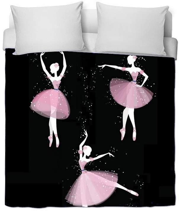 Tissu mètre voilage rideau occultant ignifugé motif Danseuse ballerine classique étoile
