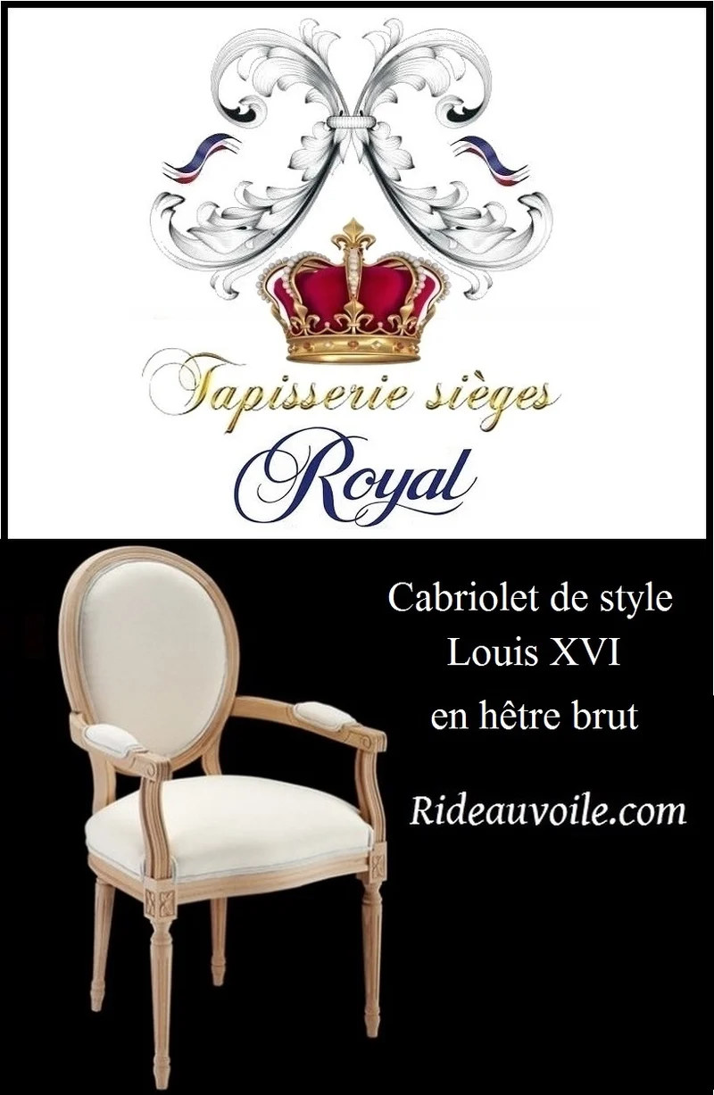 Cabriolet de style Louis XVI Versailles Paris French Decorating home Louis Armchairs