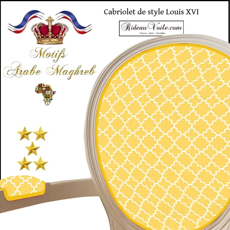 Cabriolet de style Louis XVI Versailles Paris French Decorating home Louis Armchairs