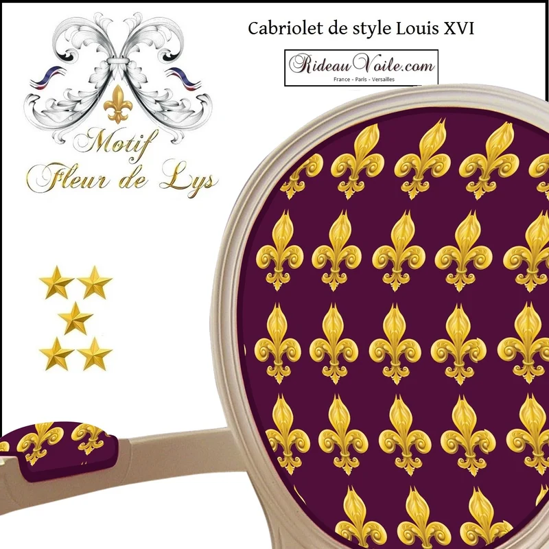 Cabriolet de style Louis XVI Versailles Paris French Decorating home Louis Armchairs