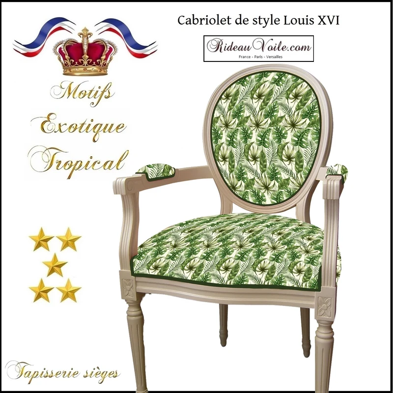 Cabriolet de style Louis XVI Versailles Paris French Decorating home Louis Armchairs
