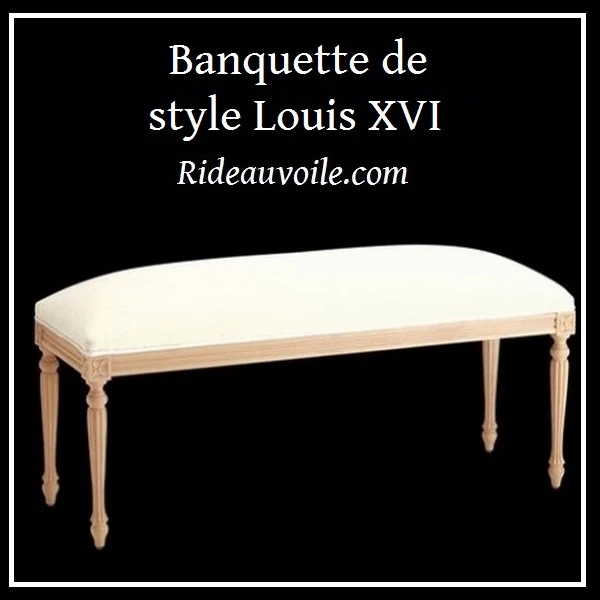 Banquette de style Louis XVI à personnaliser French Louis XVI Style Canape Sofa Settee