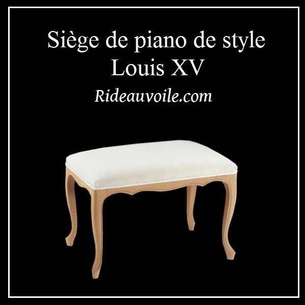 Siège piano style Louis XV à personnaliser French Louis Style Canape Sofa Settee