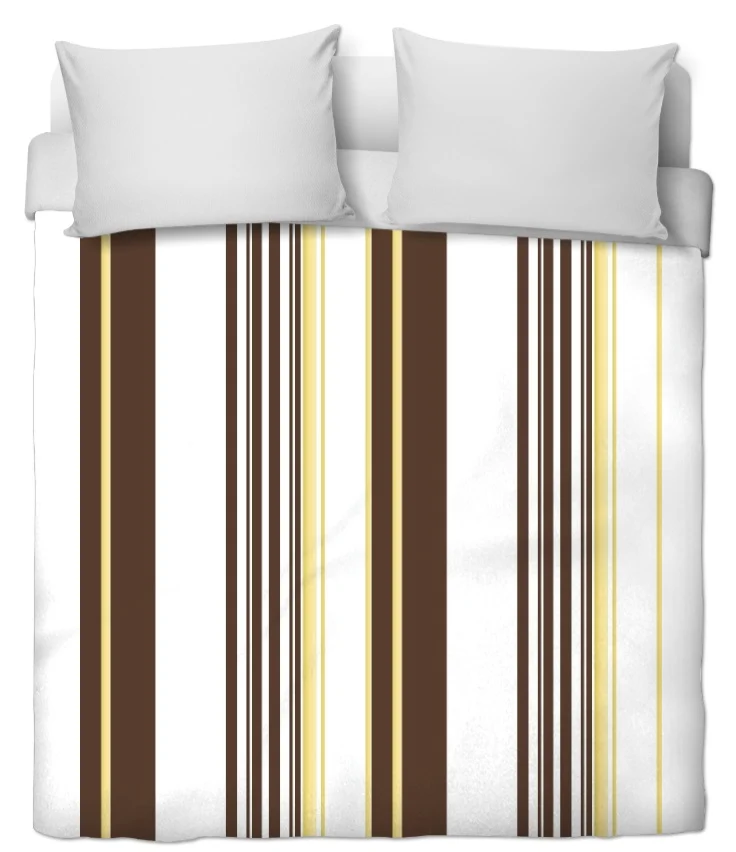 Tissu ameublement motif rayures Marron mètre rideau rayé voilage tela cortina rayas
