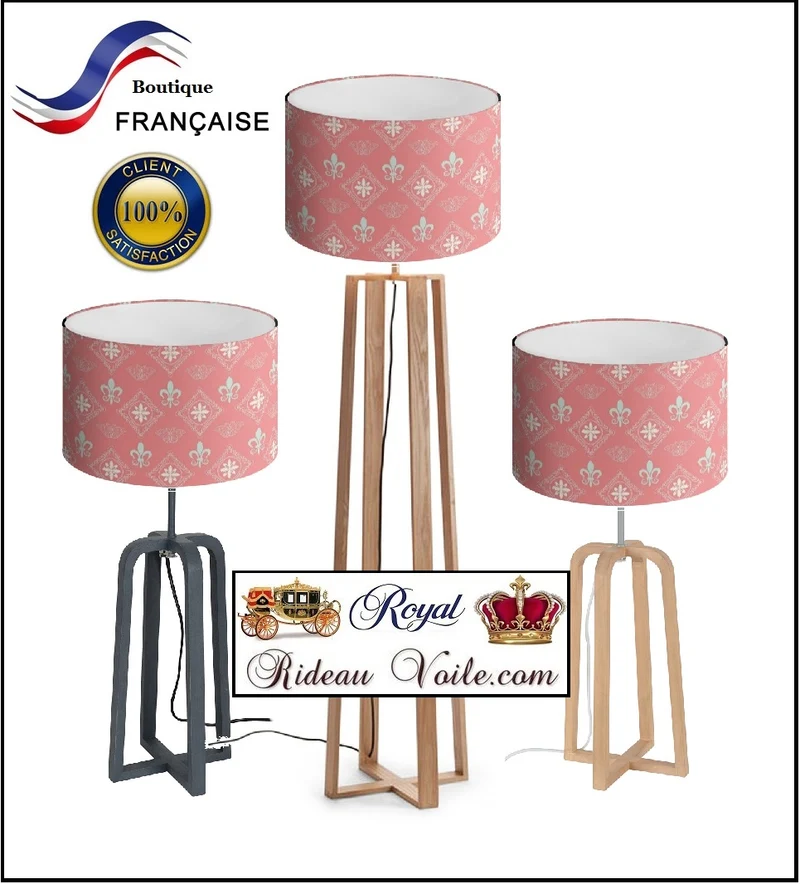 Tissu rideau ameublement au mètre style Empire Victorien Renaissance Fleur de Lys
