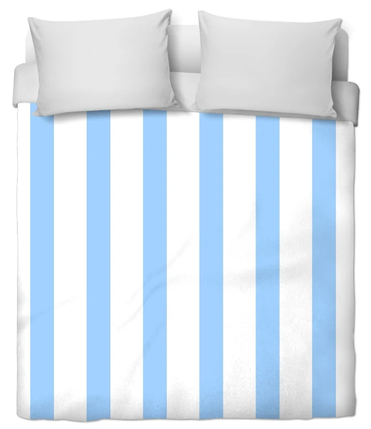Tissu ameublement rayés rayures lignes bleu au mètre rideau couette voilage tapisserie