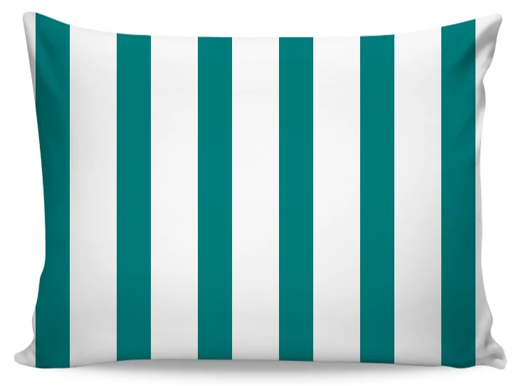 Tissu motif imprimé rayés rayures lignes azur blanc au mètre rideau couette voilage