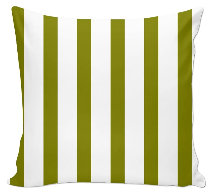 Tissu déco géométrique motif rayé rayure ligne vert blanc au mètre rideau couette voilage