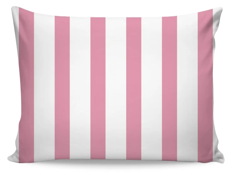 Tissu ameublement rayé motifs rayures rose au mètre rideau couette fauteuil sièges