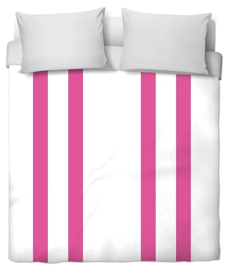 Tissu ameublement rayé velours lin toile rayures lignes rose fushia mètre rideau